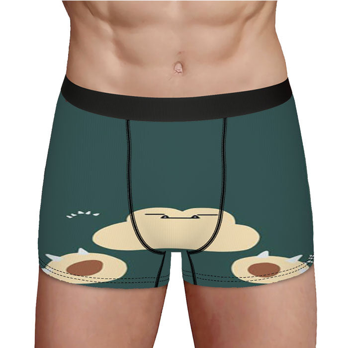 Snorlax Cartoon Underwear Boxer Briefs