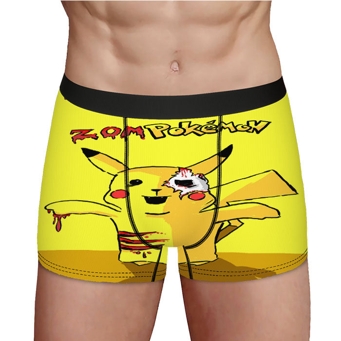 Zombie Pikachu Underwear Boxer Briefs