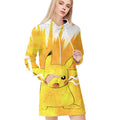 Pikachu All Over Print Blanket Hoodie