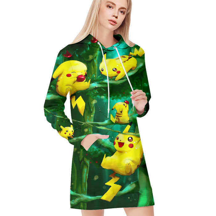 Pikachu Charger In The Pocket All Over Print Blanket Hoodie