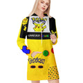 Pikachu Frankenchu All Over Print Blanket Hoodie