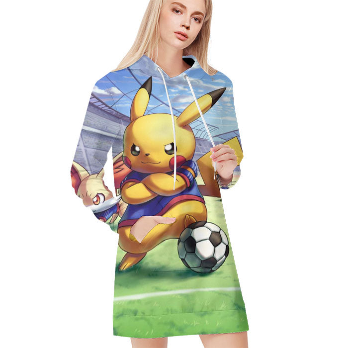 Pikachu Pokem All Over Print Blanket Hoodie