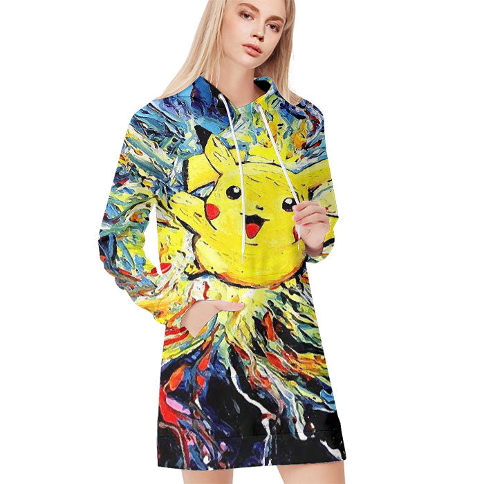 Pikachu Star Wars Heroes All Over Print Blanket Hoodie