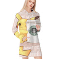 Pikachu Watercolor All Over Print Blanket Hoodie