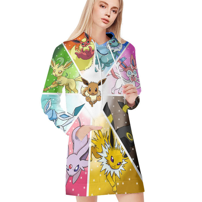 Pokemon All Character In The City All Over Print Blanket Hoodie