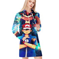 Pokemon Alola Rotom Pokedex All Over Print Blanket Hoodie