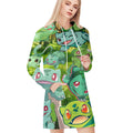 Pokemon Bulbasaur Attack All Over Print Blanket Hoodie