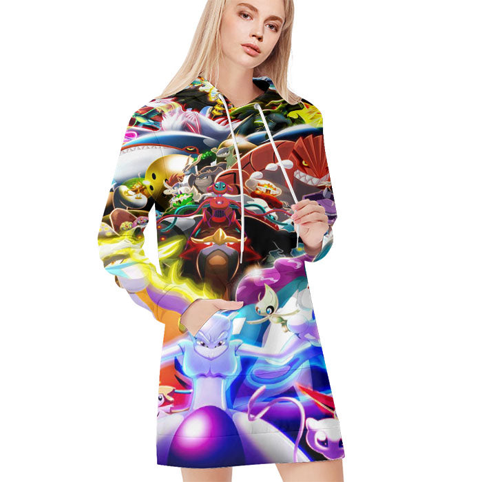 Pokemon Collage All Over Print Blanket Hoodie