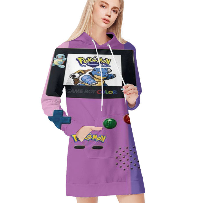 Pokemon Gameboy Color Silver Cartridge All Over Print Blanket Hoodie