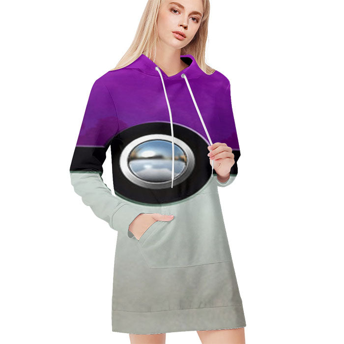 Pokemon Gengar Doodle All Over Print Blanket Hoodie