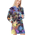Pokemon Ghost Happy Halloween All Over Print Blanket Hoodie