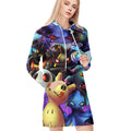 Pokemon Ghost Type Collections All Over Print Blanket Hoodie