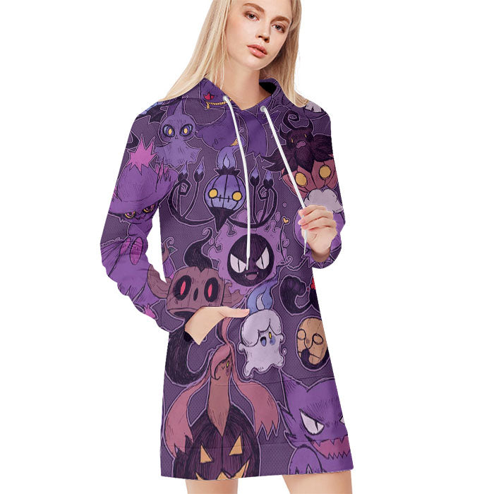 Pokemon Growlithe All Over Print Blanket Hoodie