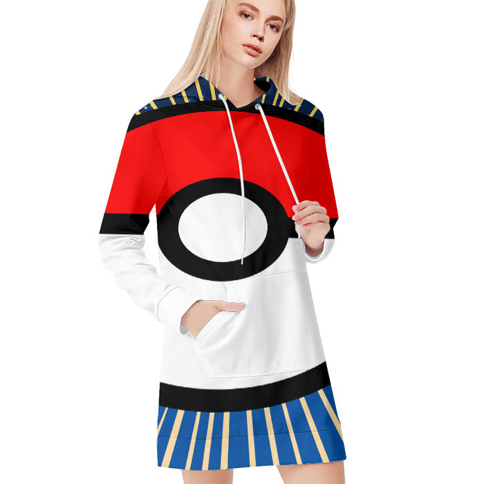 Pokemon In Ball All Over Print Blanket Hoodie