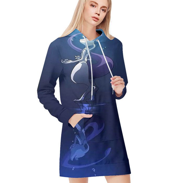 Pokemon Mewtu All Over Print Blanket Hoodie