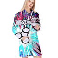 Pokemon Mewtwo Cartoon All Over Print Blanket Hoodie