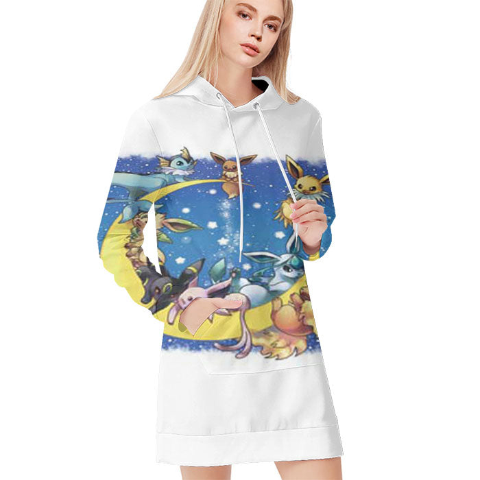 Pokemon Monsters All Over Print Blanket Hoodie