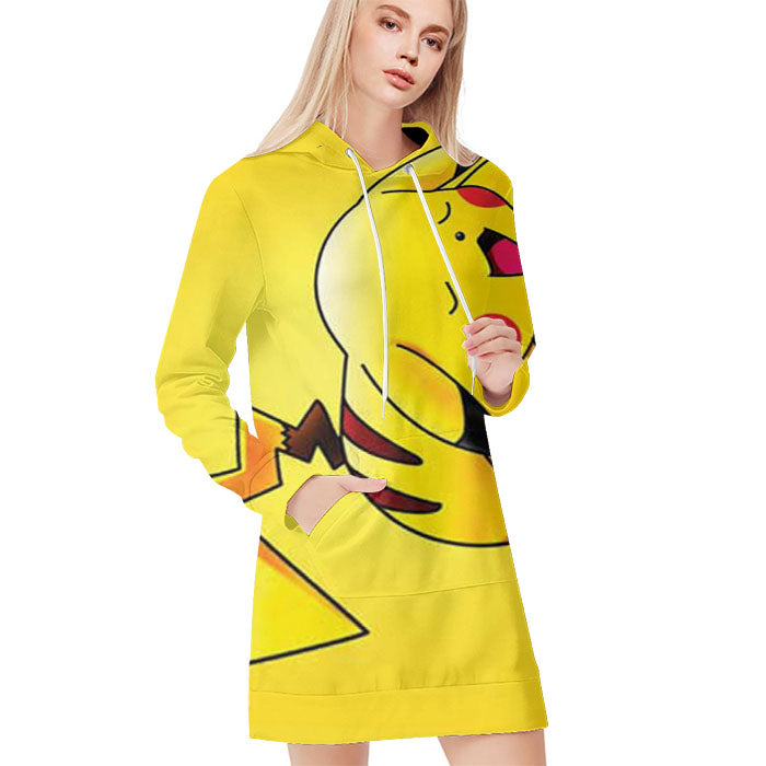 Pokemon Pikachu Pika Pika All Over Print Blanket Hoodie