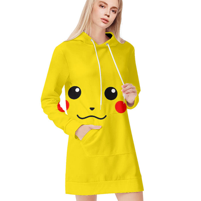 Pokemon Pikachu All Over Print Blanket Hoodie