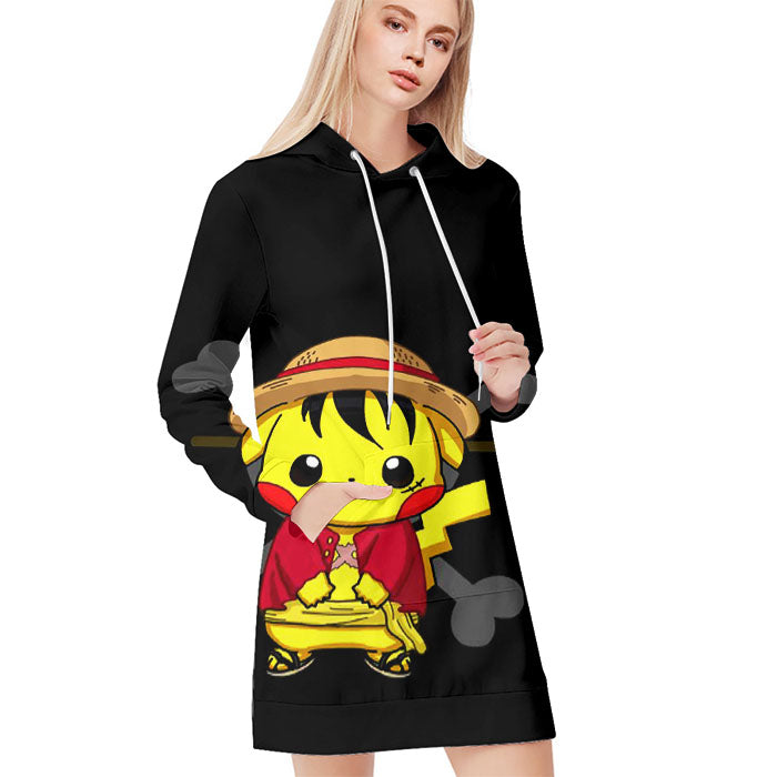 Pokemon Pikachu Vector All Over Print Blanket Hoodie