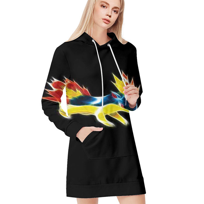 Pokemon Purple Creatures All Over Print Blanket Hoodie