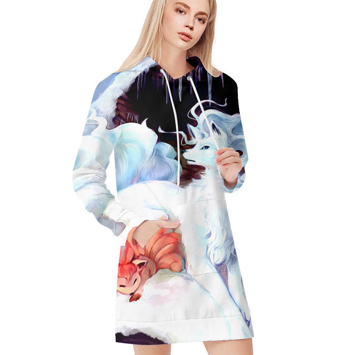 Pokemon Rayquaza Minimal All Over Print Blanket Hoodie
