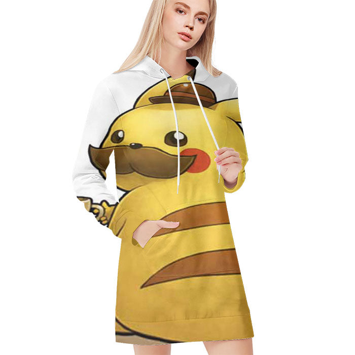 Pokemon Shiny Umbreon Doodle All Over Print Blanket Hoodie