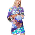 Pokemon Squirtle All Over Print Blanket Hoodie