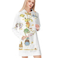 Pokemon Squirtle Silhouette All Over Print Blanket Hoodie
