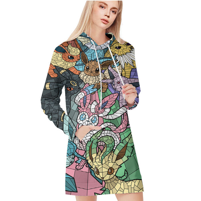 Pokemon Stack All Over Print Blanket Hoodie