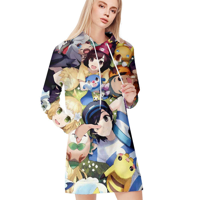 Pokemon Staryu Glow All Over Print Blanket Hoodie