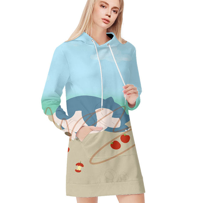 Snorlax All Over Print Blanket Hoodie