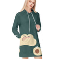 Snorlax Art All Over Print Blanket Hoodie