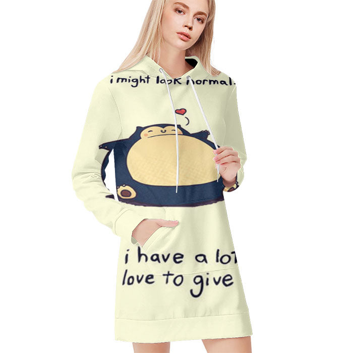 Snorlax Crash All Over Print Blanket Hoodie