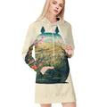 Tonari No Totoro Poster All Over Print Blanket Hoodie
