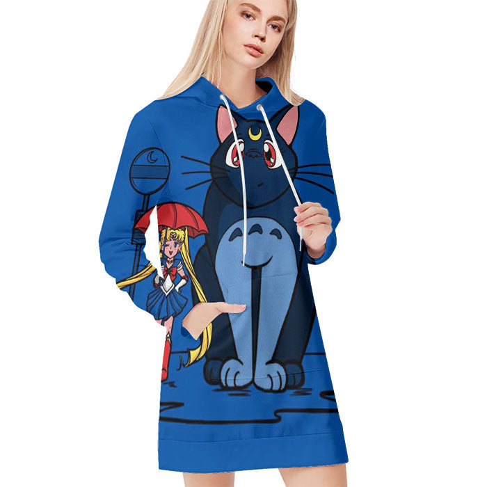 Totoro And Friends All Over Print Blanket Hoodie