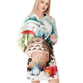 Totoro Cartoon All Over Print Blanket Hoodie