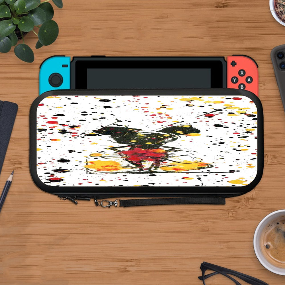Abstract Painting Mickey Mouse Wallpaper Protective Carry Switch Nintendo Switch 2 Case