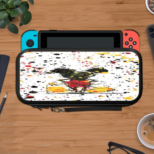Abstract Painting Mickey Mouse Wallpaper Protective Carry Switch Nintendo Switch 2 Case