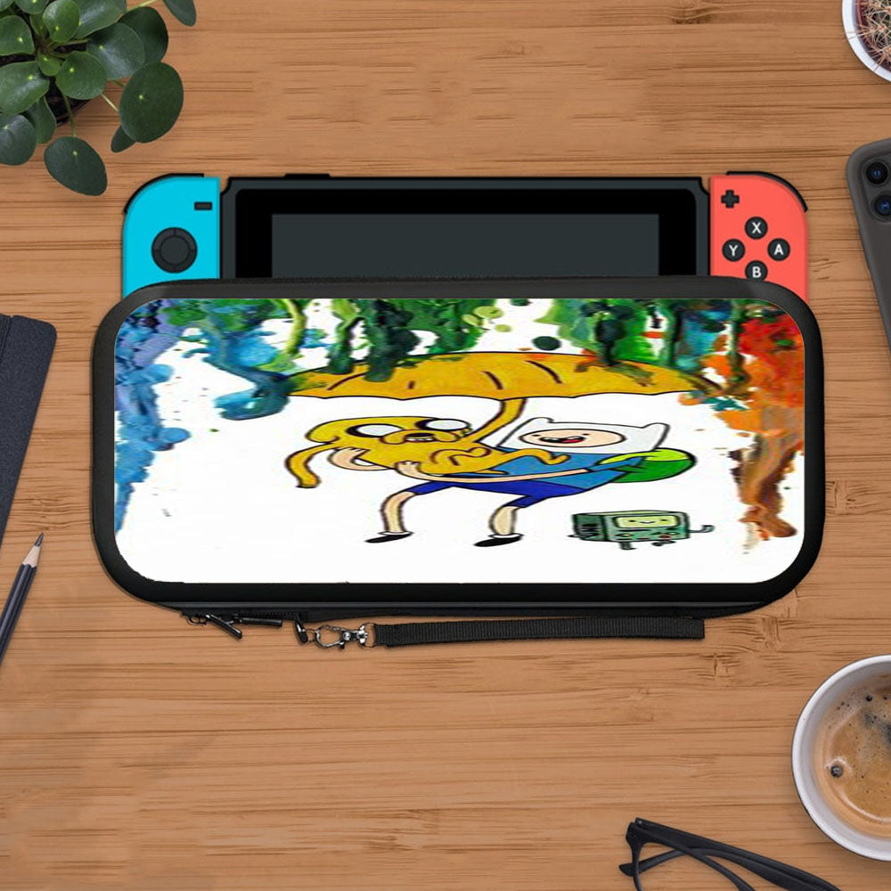 Adventure Time Paint Rain Protective Carry Switch Nintendo Switch 2 Case