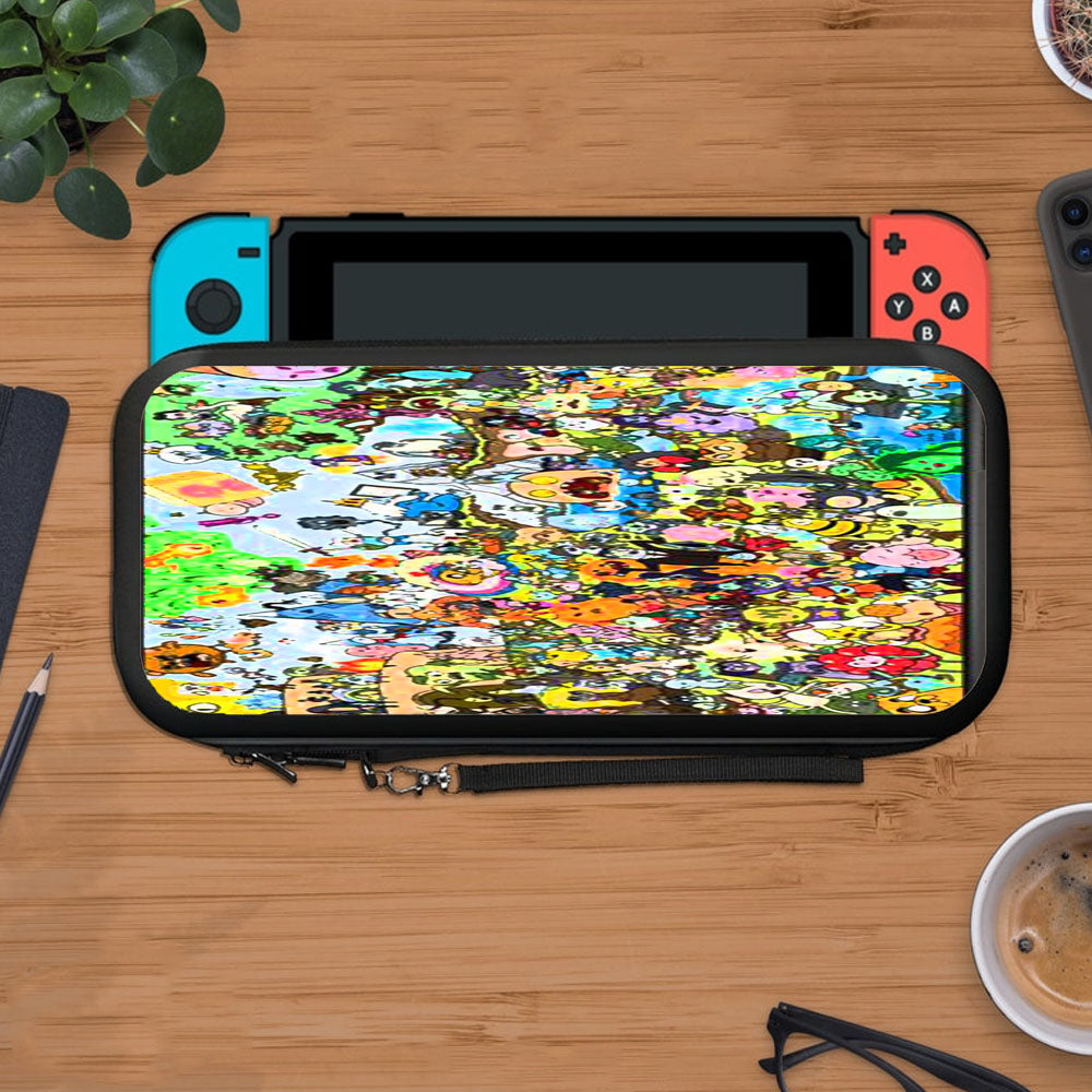 Adventure Time Party All Character Protective Carry Switch Nintendo Switch 2 Case