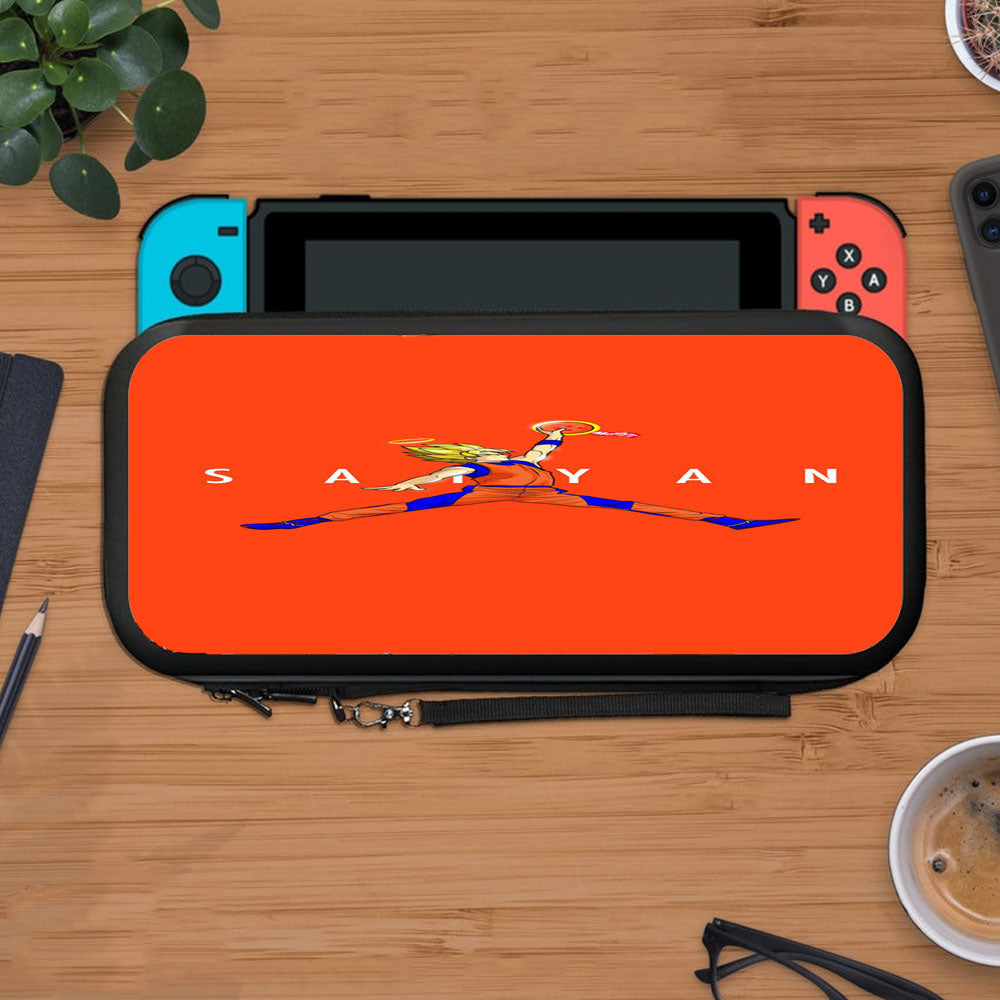 Air Jordan Goku Saiyan Protective Carry Switch Nintendo Switch 2 Case