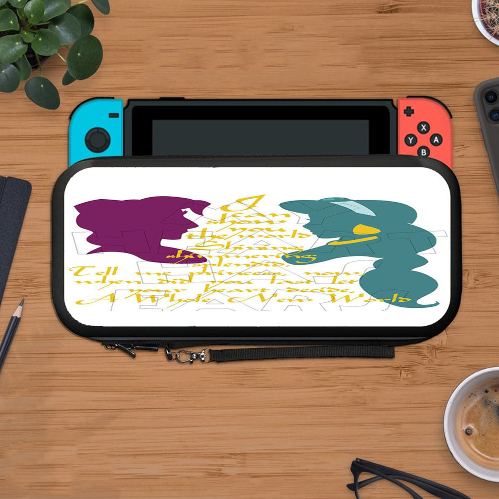 Aladdin And Jasmine Love Quotes Protective Carry Switch Nintendo Switch 2 Case