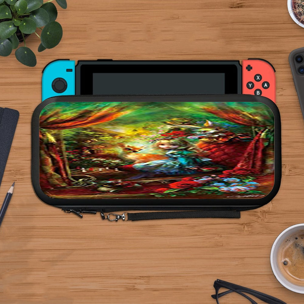 Alice In Wonderland Art Protective Carry Switch Nintendo Switch 2 Case