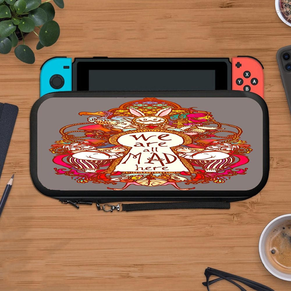 Alice In Wonderland Art Paint Protective Carry Switch Nintendo Switch 2 Case