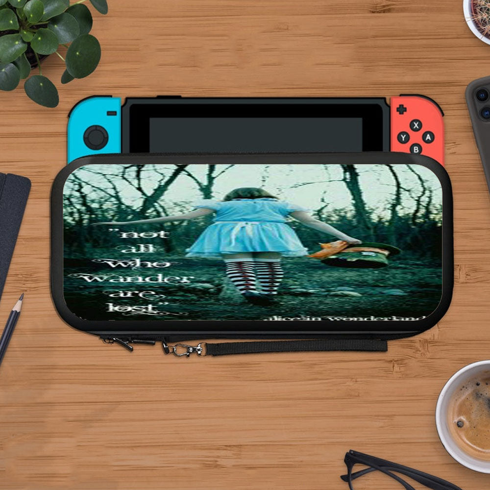 Alice In Wonderland Quote Walk Protective Carry Switch Nintendo Switch 2 Case