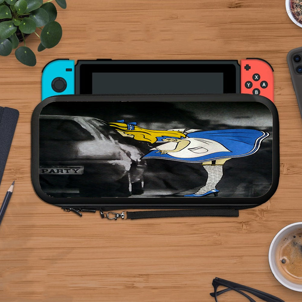 Alice In Wonderland Rebel Bw Protective Carry Switch Nintendo Switch 2 Case
