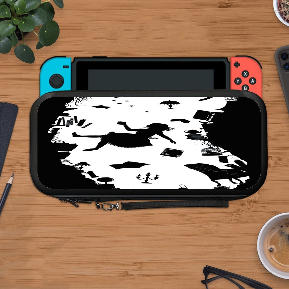 Alice In Wonderland Silhouette Protective Carry Switch Nintendo Switch 2 Case