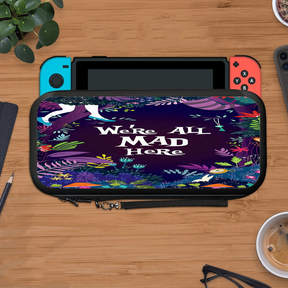 Alice Quotes Purple Protective Carry Switch Nintendo Switch 2 Case