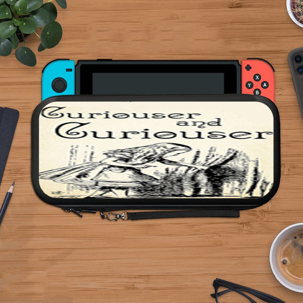 Alice Through The Looking Glass Curiouser And Curiouser Quotes Protective Carry Switch Nintendo Switch 2 Case